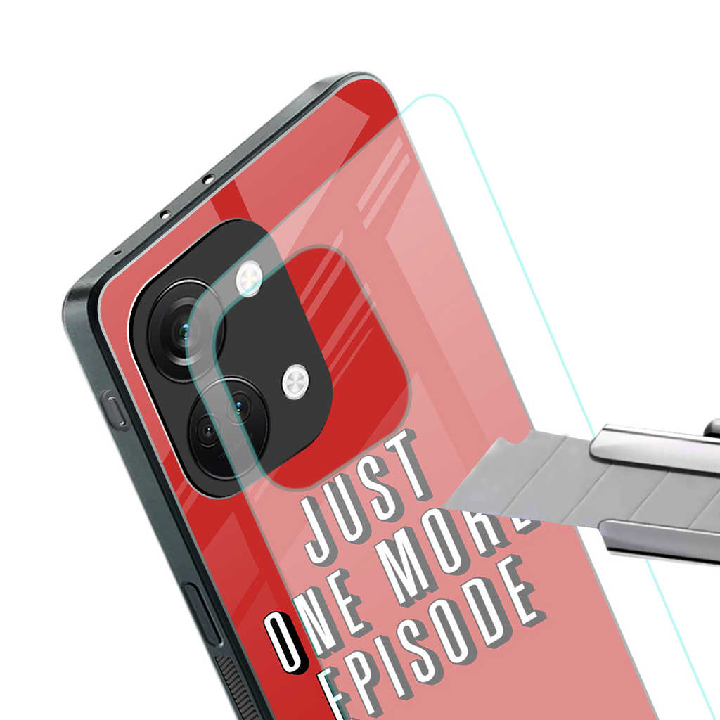 one more episode netflix back phone cover | glass case for oneplus nord 3
