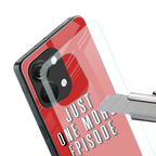 one more episode netflix back phone cover | glass case for oneplus nord 3