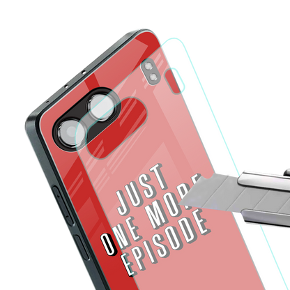 one more episode netflix back phone cover | glass case for oneplus nord 4
