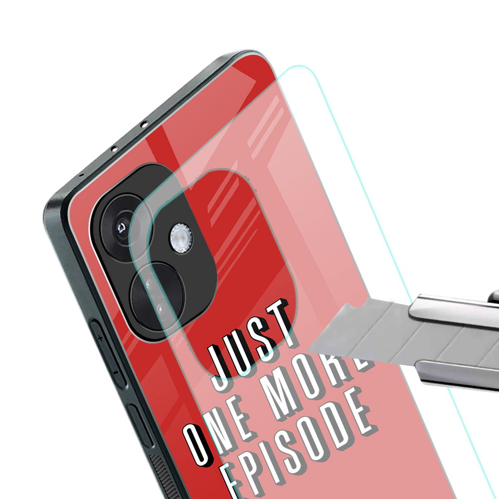 one more episode netflix back phone cover | glass case for oneplus nord ce 3