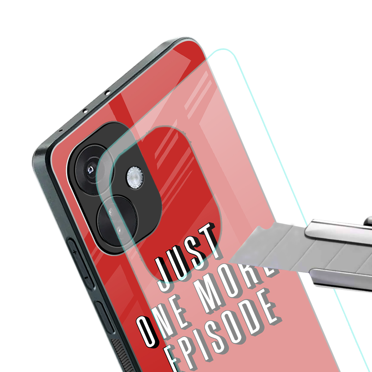 one more episode netflix back phone cover | glass case for oneplus nord ce 3