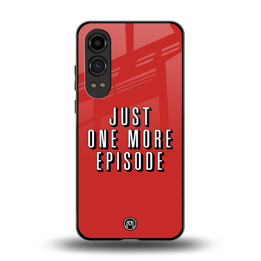 one more episode netflix back phone cover | glass case for oneplus nord ce 4 lite