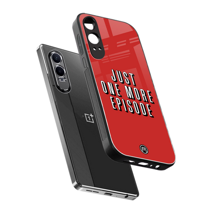 one more episode netflix back phone cover | glass case for oneplus nord ce 4 lite