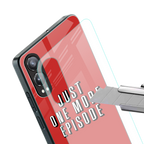 one more episode netflix back phone cover | glass case for oneplus nord ce 4 lite