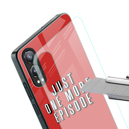 one more episode netflix back phone cover | glass case for oneplus nord ce 4 lite