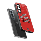 one more episode netflix back phone cover | glass case for oneplus nord ce 4