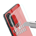 one more episode netflix back phone cover | glass case for oneplus nord ce 4