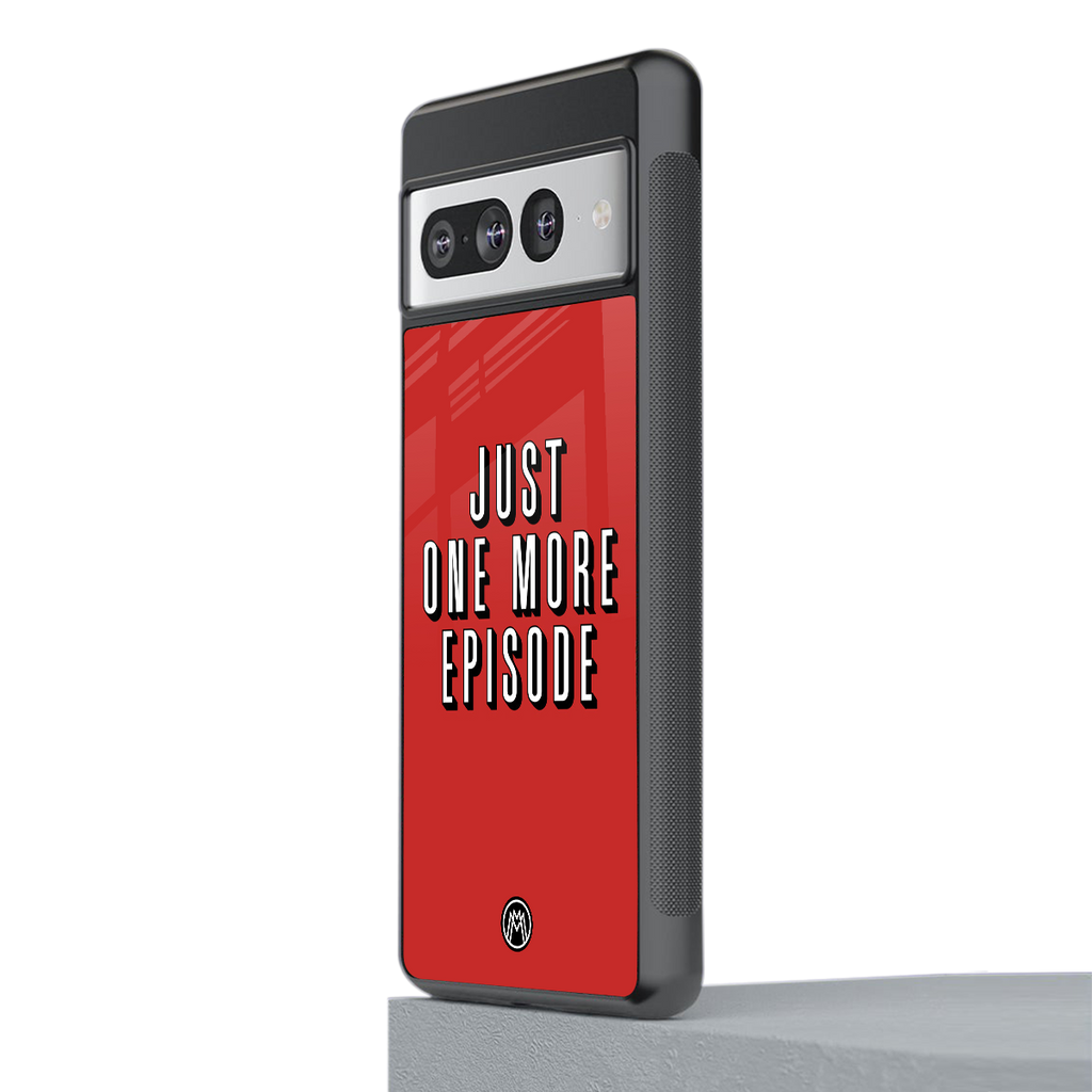 one more episode netflix back phone cover | glass case for google pixel 7 pro