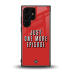 one more episode netflix back phone cover | glass case for samsung galaxy s23 ultra