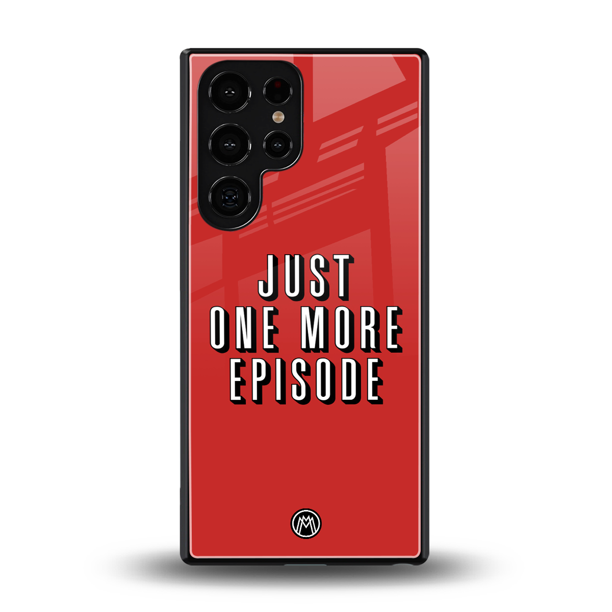 one more episode netflix back phone cover | glass case for samsung galaxy s25 ultra