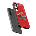 one more episode netflix back phone cover | glass case for samsung galaxy s24