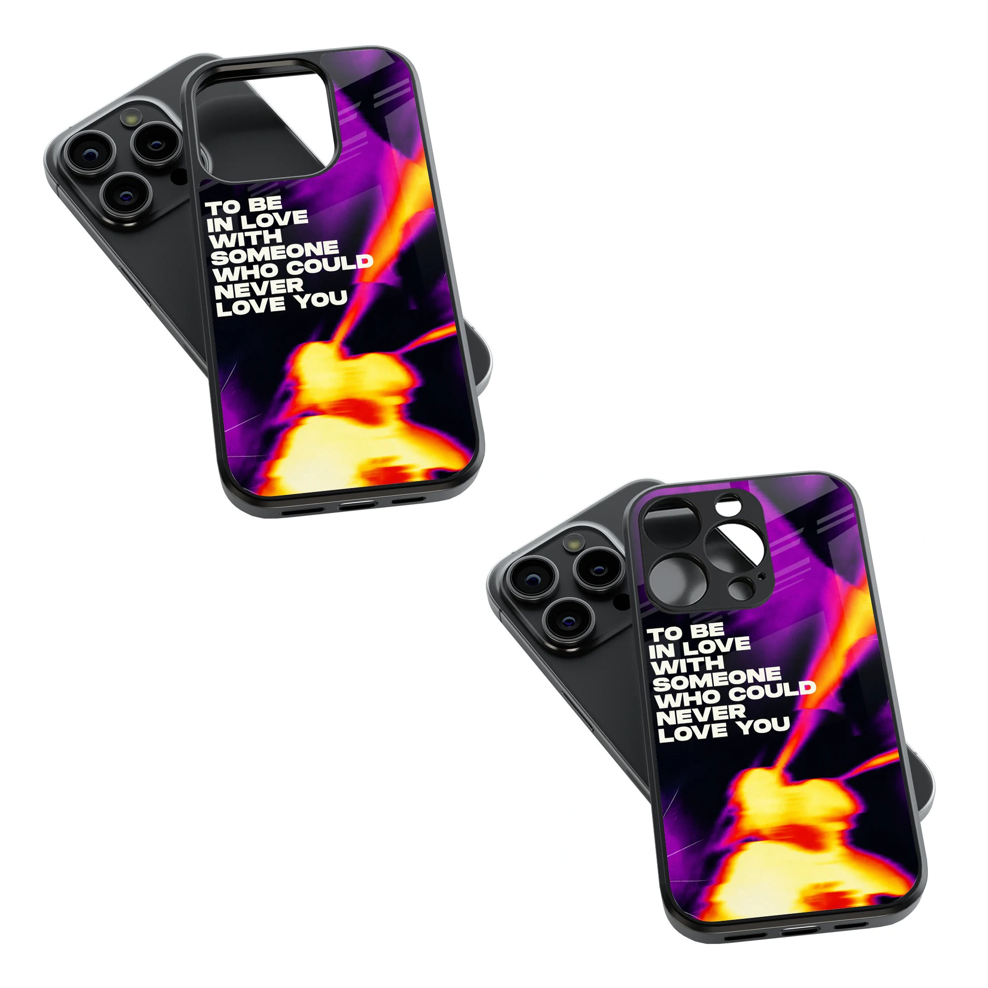Trendy Glass Back Mobile Case for iPhone, Samsung, Redmi, OnePlus, Google Pixel, Motorola