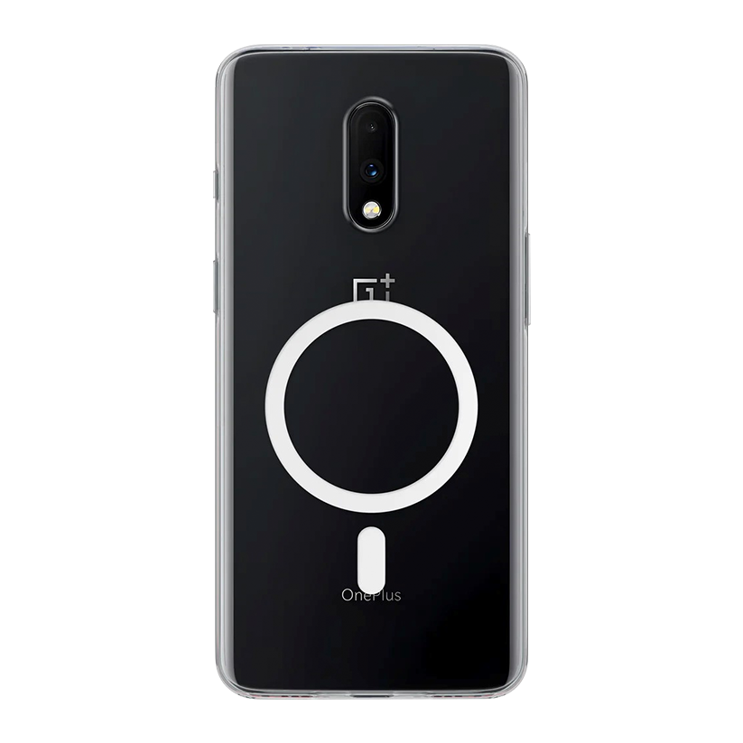Anti Yellow Magsafe Clear Case for OnePlus 7