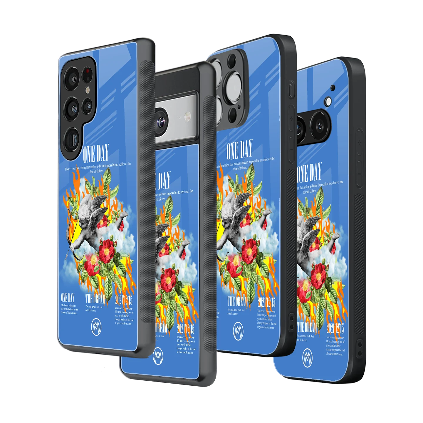 Stylish Glass Back Case for All Smartphones – iPhone, Samsung, OnePlus, Pixel, Redmi, Oppo, Vivo, Motorola