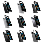 Durable Glass Back Mobile Case for iPhone, Samsung, OnePlus, Google Pixel, Redmi, Vivo, Oppo