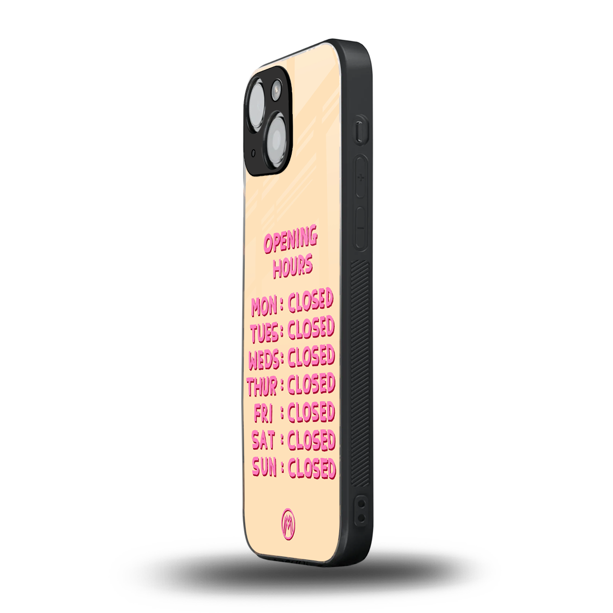 opening hours back phone cover | glass case for iphone 13 mini