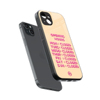opening hours back phone cover | glass case for iphone 14 plus