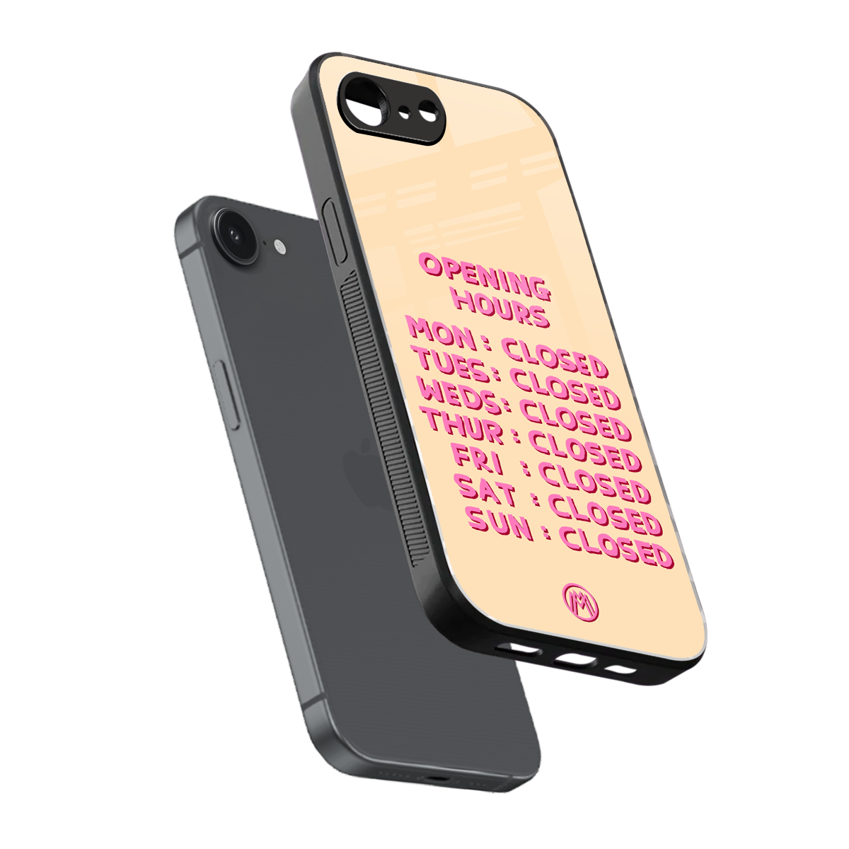 opening hours back phone cover | glass case for iphone 16e