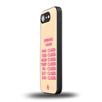 opening hours back phone cover | glass case for iphone 16e
