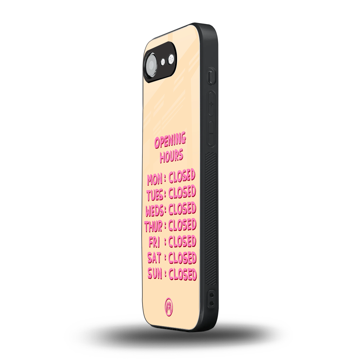 opening hours back phone cover | glass case for iphone 16e
