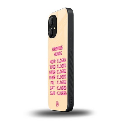 opening hours back phone cover | glass case for nothing phone 1