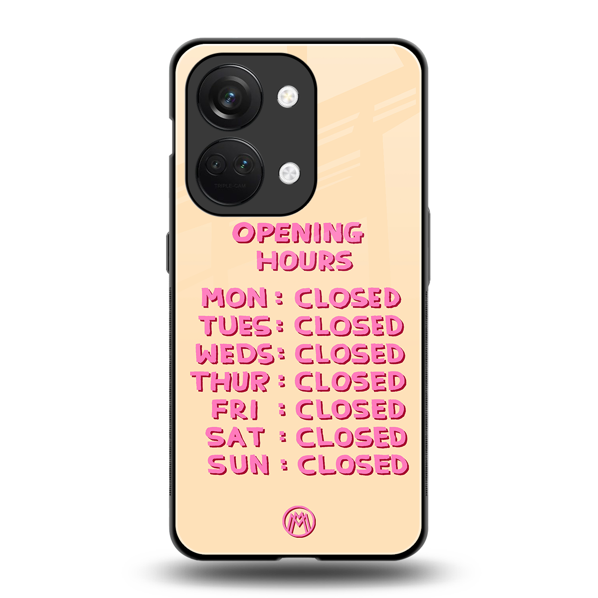 opening hours back phone cover | glass case for oneplus nord 3