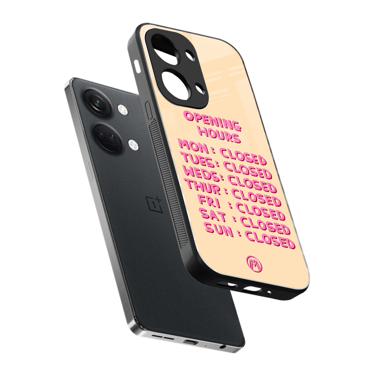 opening hours back phone cover | glass case for oneplus nord 3