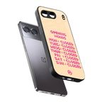 opening hours back phone cover | glass case for oneplus nord 4