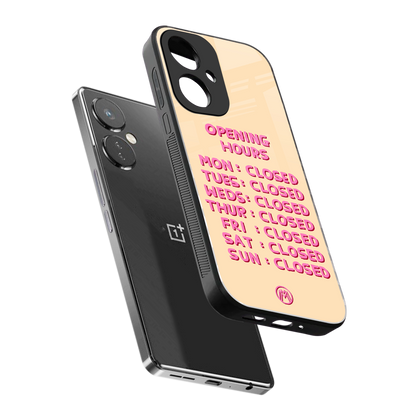opening hours back phone cover | glass case for oneplus nord ce 3