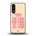 opening hours back phone cover | glass case for oneplus nord ce 4 lite