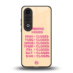 opening hours back phone cover | glass case for oneplus nord ce 4
