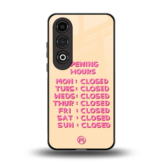opening hours back phone cover | glass case for oneplus nord ce 4