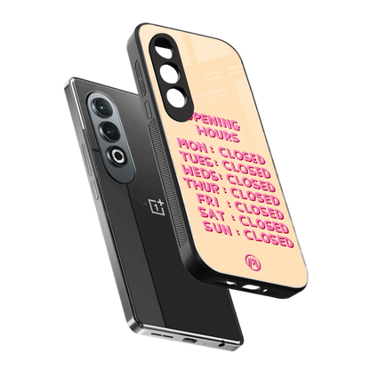 opening hours back phone cover | glass case for oneplus nord ce 4