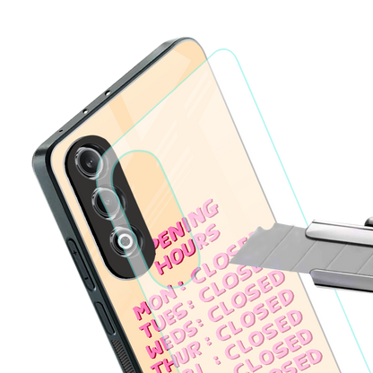 opening hours back phone cover | glass case for oneplus nord ce 4