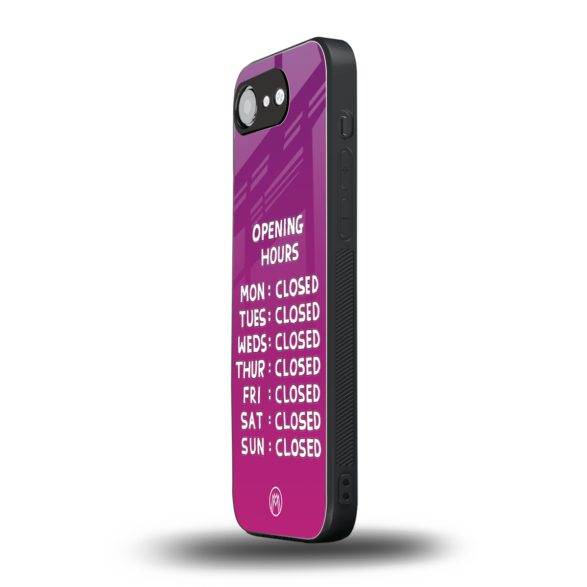 opening hours pink edition back phone cover | glass case for iphone 16e