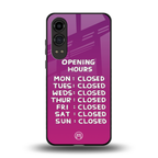 opening hours pink edition back phone cover | glass case for oneplus nord ce 4 lite