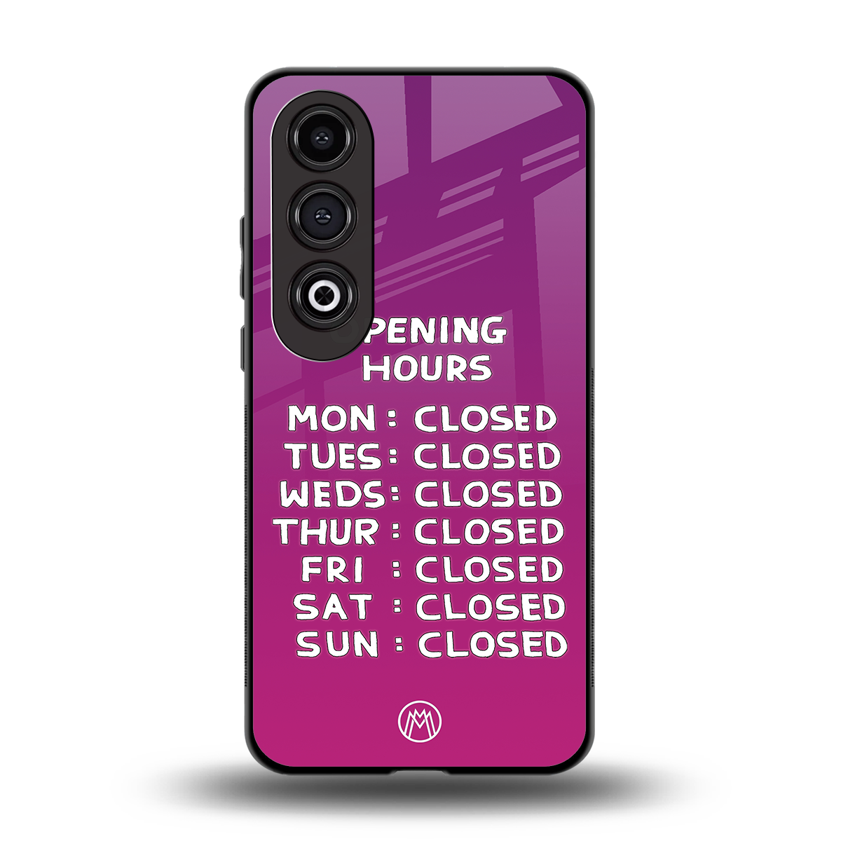 opening hours pink edition back phone cover | glass case for oneplus nord ce 4