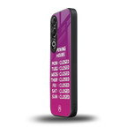 opening hours pink edition back phone cover | glass case for oneplus nord ce 4