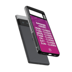 opening hours pink edition back phone cover | glass case for google pixel 6 pro
