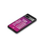 opening hours pink edition back phone cover | glass case for Google Pixel 7