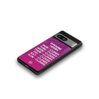 opening hours pink edition back phone cover | glass case for Google Pixel 8