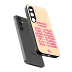 opening hours back phone cover | glass case for samsung galaxy s25