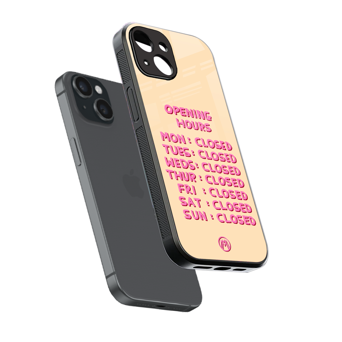 opening hours back phone cover | glass case for iphone 14