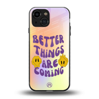 optimism back phone cover | glass case for iphone 13 mini
