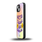 optimism back phone cover | glass case for iphone 13 mini