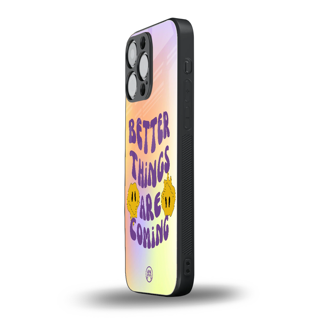 optimism back phone cover | glass case for iphone 13 pro max