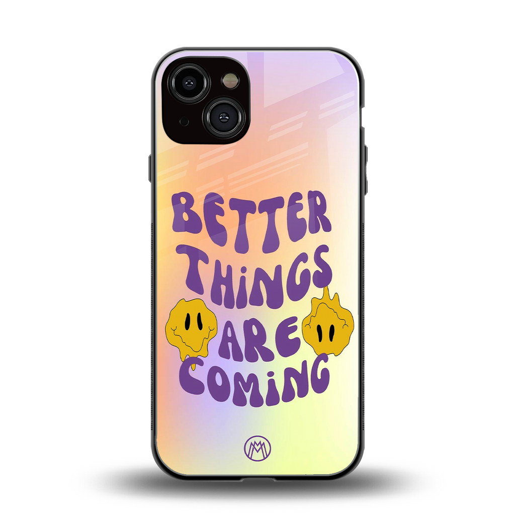 optimism back phone cover | glass case for iphone 13