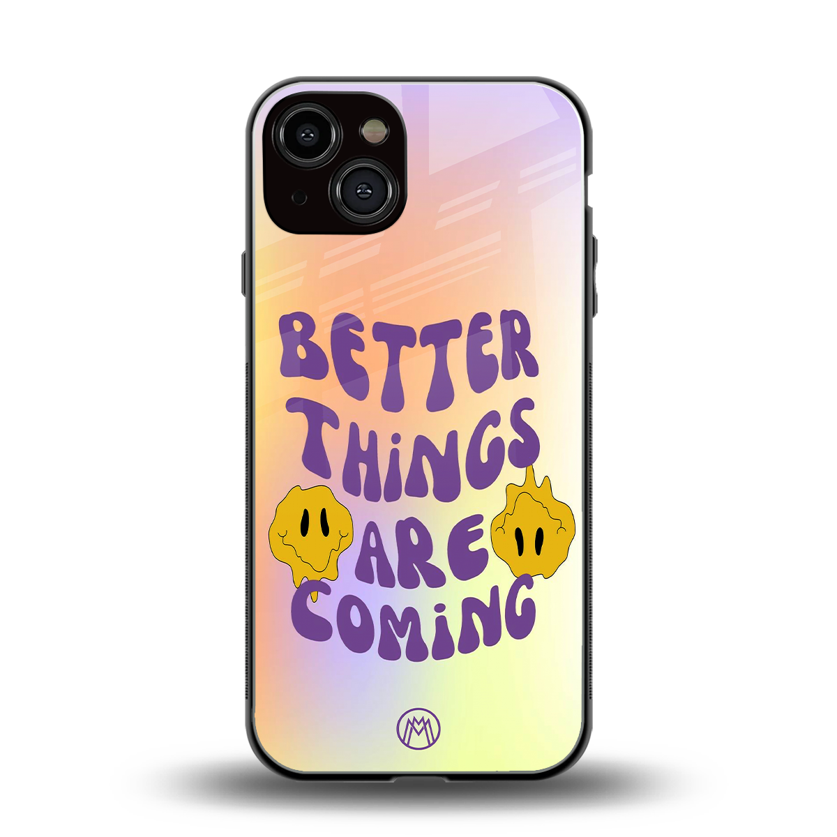 optimism back phone cover | glass case for iphone 13