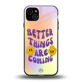 optimism back phone cover | glass case for iphone 15 plus