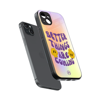 optimism back phone cover | glass case for iphone 14 plus